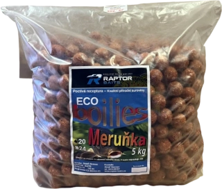 RAPTOR BAITS Boilies ECO Meruňka 5kg 20mm
