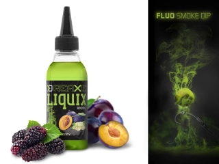 DELPHIN Fluo dip D SNAX LiquiX 100ml Švestka Moruše