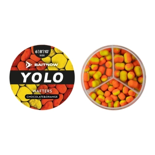 BAITNOW Wafters Method Feeder YOLO Orange&Yellow 6,8,10mm 24g