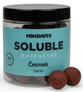 MIKBAITS Rozpustné boilie Soluble Česnek 250ml 20mm