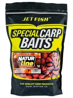 JET FISH Boilie Natur Line Broskev Pepř 800g 20mm