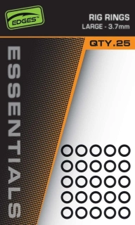 FOX Kroužky Essentials Rig Rings Large 25ks 3,7mm