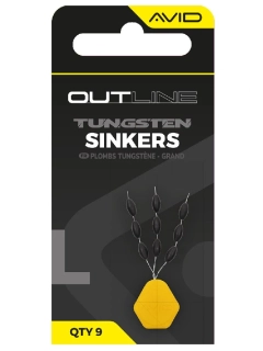 AVID Zarážky Outline Tungsten Sinkers - Large