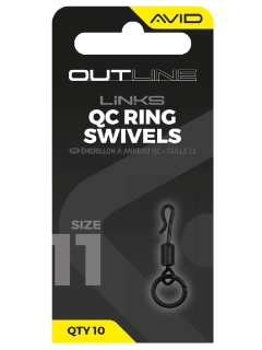 AVID Obratlík s kroužkem Outline QC Ring Swivel #11