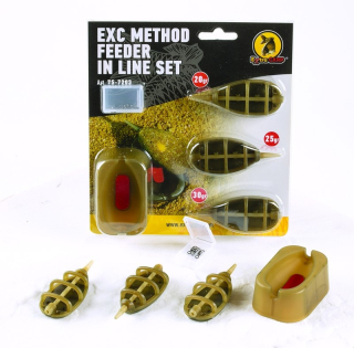 EXTRA CARP Method Feeder Set 20,30,40gr. + formička