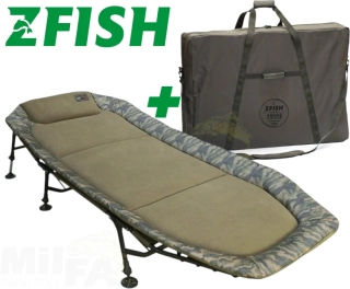 AKCE ZFISH Lehátko Shadow Camo Bedchair + transportní taška Aquacore