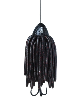 MADCAT Chobotnička Worm Teaser Sinking Black 100g