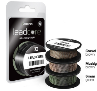 DELPHIN Olověná šňůrka LeadCore Muddy 5m 45lbs