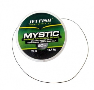 JET FISH Ztužená návazcová šnůrka Mystic 20m 25lb