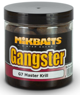 MIKBAITS Boilie v dipu Gangster G7 Master Krill 250ml 24mm