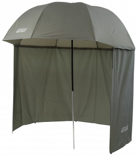 MIVARDI Deštník s bočnicí Green PVC