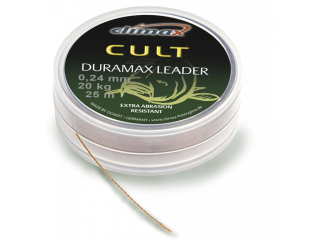 CLIMAX Šňůra proti škeblím Cult Duramax Leader 25m 0,30mm 25kg