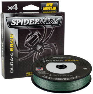 SPIDERWIRE Šňůra Dura-4 Braid Green 150m 0,10mm