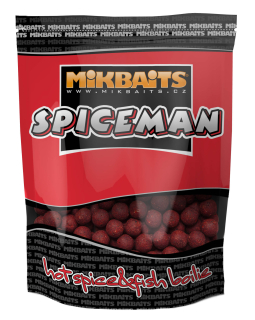 MIKBAITS Boilie Spiceman Pikantní švestka 1kg 20mm