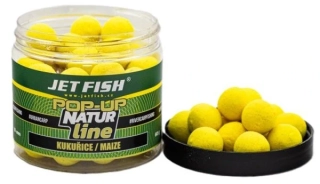 JET FISH Plovoucí boilies Natur Line kukuřice 60g 16mm