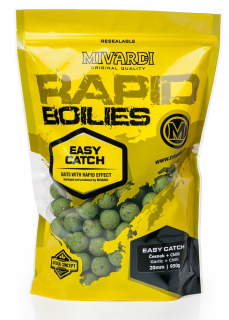 MIVARDI Rapid Boilies Easy Catch Česnek & Chilli 950gr 24mm