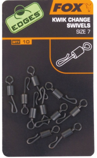 FOX Rychlovýměnné obratlíky Edges Kwik Change Swivel  10ks #7