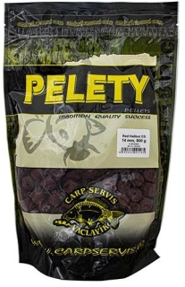 CARP SERVIS VÁCLAVÍK Red Halibut CS Pelety s otvorem 800g 14mm