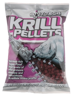 BAIT-TECH Pelety Krill Pre-Drilled 900g 14mm s dírou