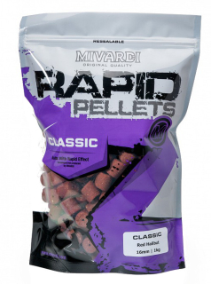 MIVARDI Pelety Rapid Classic Red Halibut 1kg 12mm