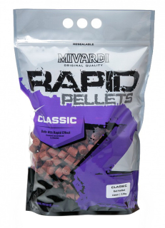 MIVARDI Pelety Rapid Classic Red Halibut 2,5kg 4mm