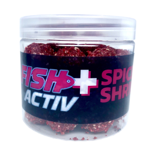 LK BAITS Rozpustné boilies Fish Activ Plus Spice Shrimp 200ml